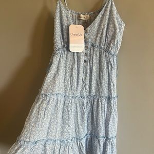 Small blue/white dress from Dress Up NWT